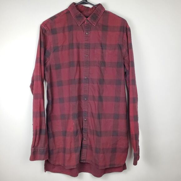 All Saints Other - all saints MARIGNY LONG SLEEVE SHIRT Plaid Button Down Unisex Fall Collared